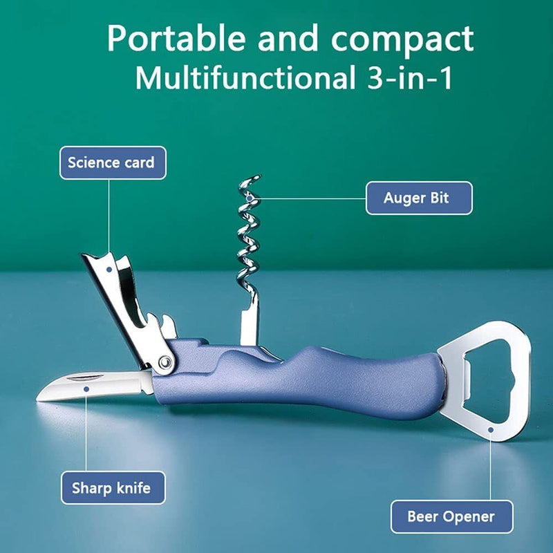 2 Pack, Corkscrew Opener, Wine Bottle Opener, Beer Bottle Opener, Bottle Opener